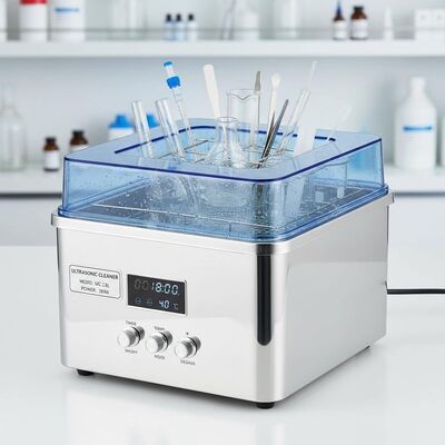 2.8kg Tafeltop Ultrasone Reiniger Biedt 180W stroomverbruik apparatuur voor het reinigen van laboratorium glaswerk en gereedschappen