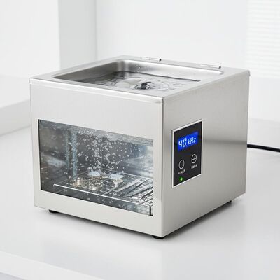 280x180x200mm Ultrasone tafelluchter 40kHz Ultrasone frequentie veiligheidsbescherming Ontworpen voor het reinigen van gevoelige instrumenten