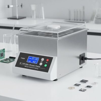 AC 110V 60Hz Tafelmodel Ultrasoonreiniger Biedt Hoog Reinigingseffect en Veiligheidsbescherming Perfect voor het Reinigen van Delicaat Componenten
