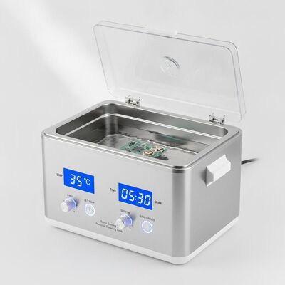 Verwarmingsinstelling 0-80 Celsius Ultrasone tafelreiniger met timerinstelling 0-30 minuten Geschikt voor precisiereinigingstaken